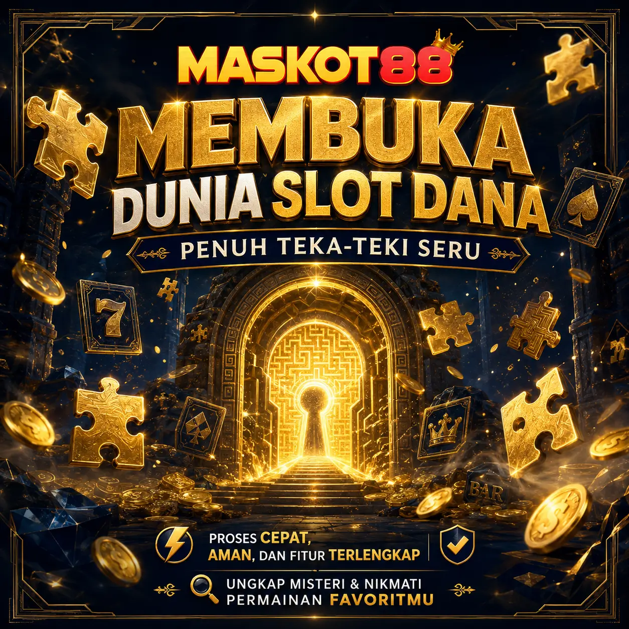 MASKOT88 Membuka Dunia Game Slot Dana Yang Penuh Teka-Teki